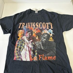 Travis Scott La Flame Graphic T-Shirt